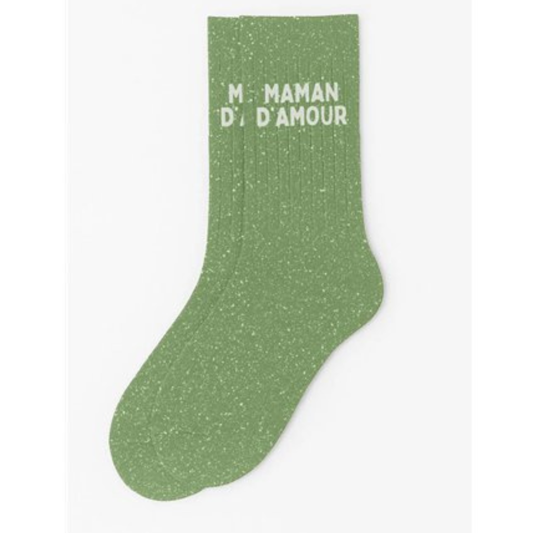 chaussettes message positif, chaussettes à paillettes, chaussettes originales femme, cadeau petit prix original, cadeau fête des mamies, cadeau mamie, cadeau fête des grand-mères, cadeau fête des mère, cadeau femme
