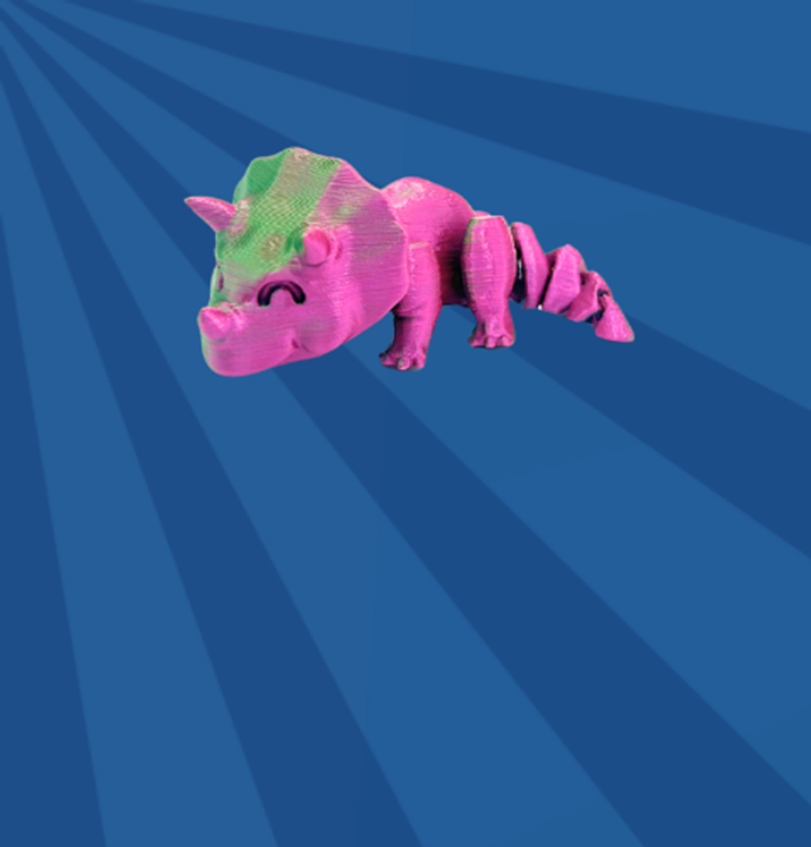 Dinosaure Puffy articulé - Anima 3D