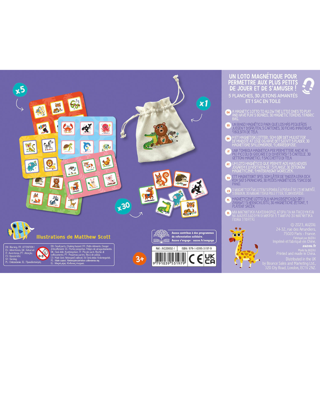 Jeu "Mon premier loto aimanté - AUZOU