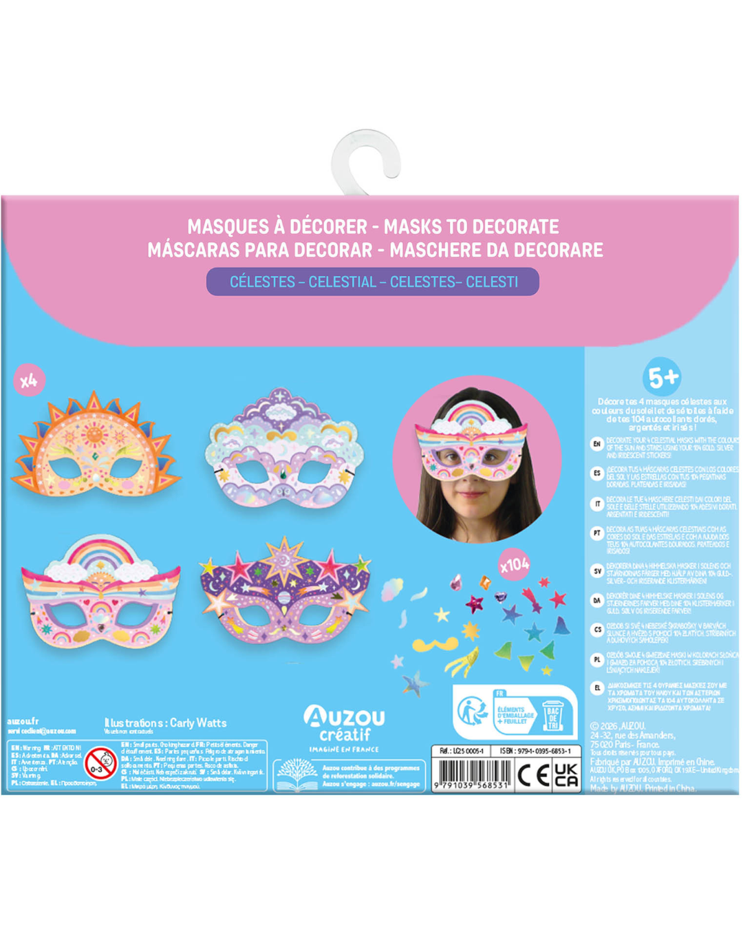 Ma pochette d'artiste "Mes masques Célestes" - AUZOU