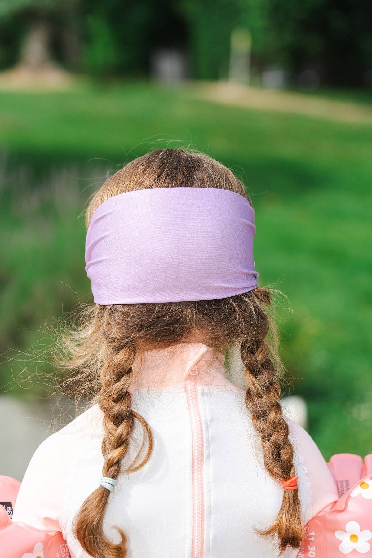 lunettes de piscine babyplops uni violet 2-6 ans Waterplops avec bandeau stretch