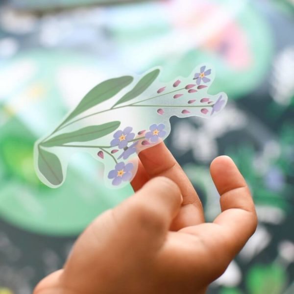 Poster éducatif avec stickers Botanic - POPPIK