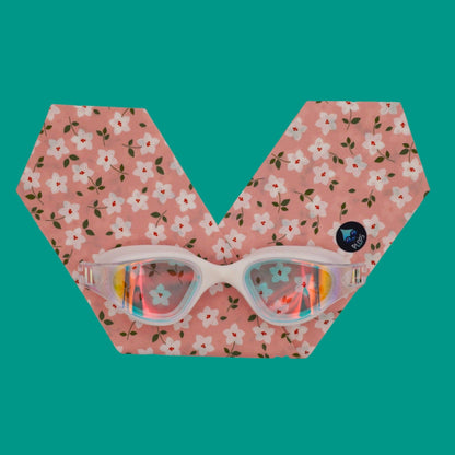 lunettes de piscine enfant Liberty Waterplops avec bandeau stretch