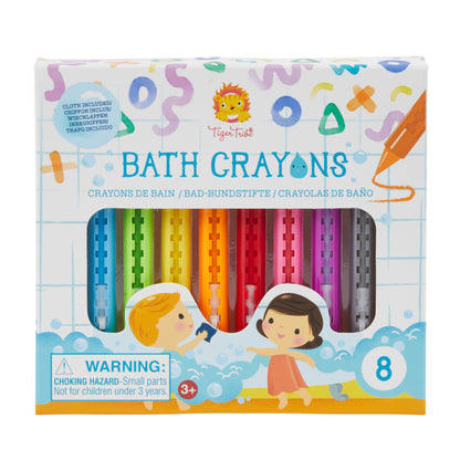 Crayons pour le bain x8 - TIGER TRIBE