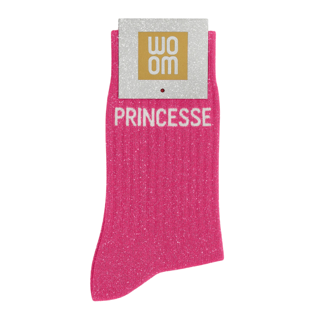 Chaussette à paillettes "Princesse" - WOOM