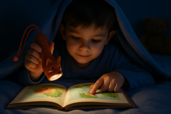 Lampe torche/Liseuse en silicone - Little L