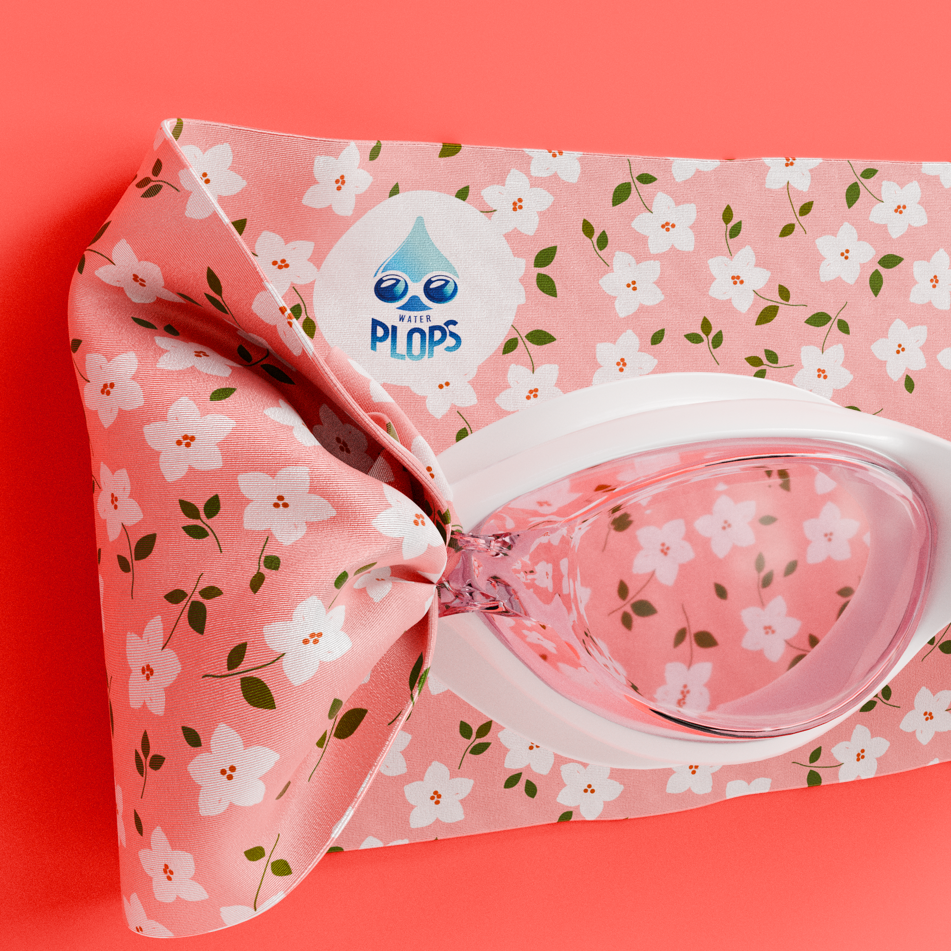 lunettes de piscine enfant Liberty Waterplops avec bandeau stretch