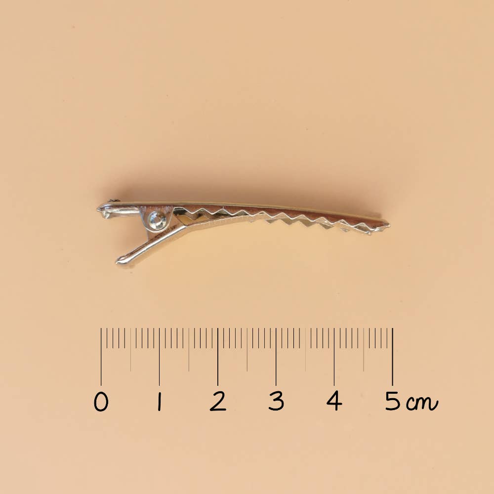 Barrette 3 coeurs - Doré