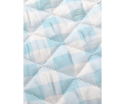 Couverture Pique-Nique Stripes Apricot Monnëka imperméable et anti-sable avec sangle de transport pour plage et pique-nique.