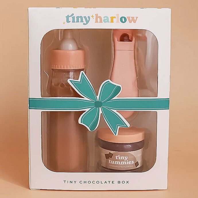 Box Biberon et Petit Pot Magique pour Poupée - Chocolat