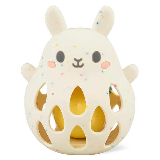Hochet silicone lapin
