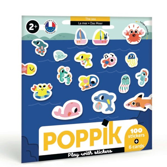 Stickers Animaux de la Mer 2ans+ - POPPIK