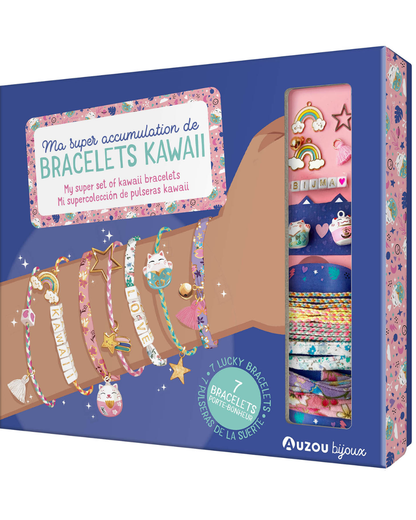 Ma boîte à Bijoux "Mes bracelets Kawaï" - AUZOU