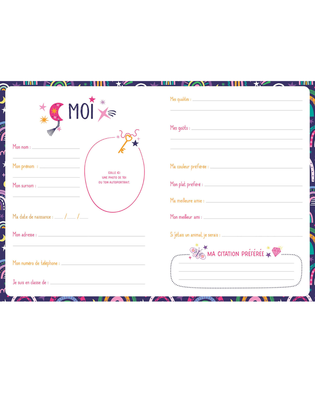 Mon carnet secret bijou porte-bonheur rose - AUZOU