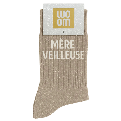 chaussettes message positif, chaussettes à paillettes, chaussettes originales femme, cadeau petit prix original, cadeau fête des mamies, cadeau mamie, cadeau fête des grand-mères, cadeau fête des mère, cadeau femme