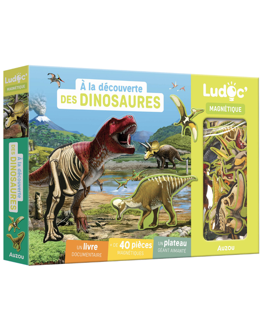 Coffret "A la découverte des dinosaures"- AUZOU