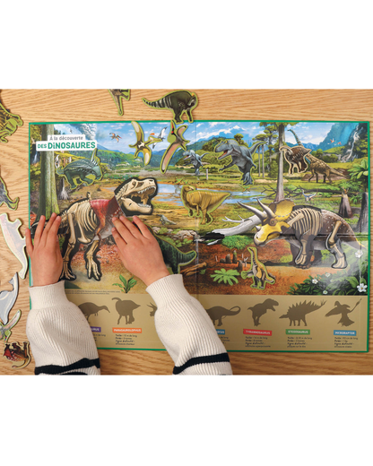 Coffret "A la découverte des dinosaures"- AUZOU