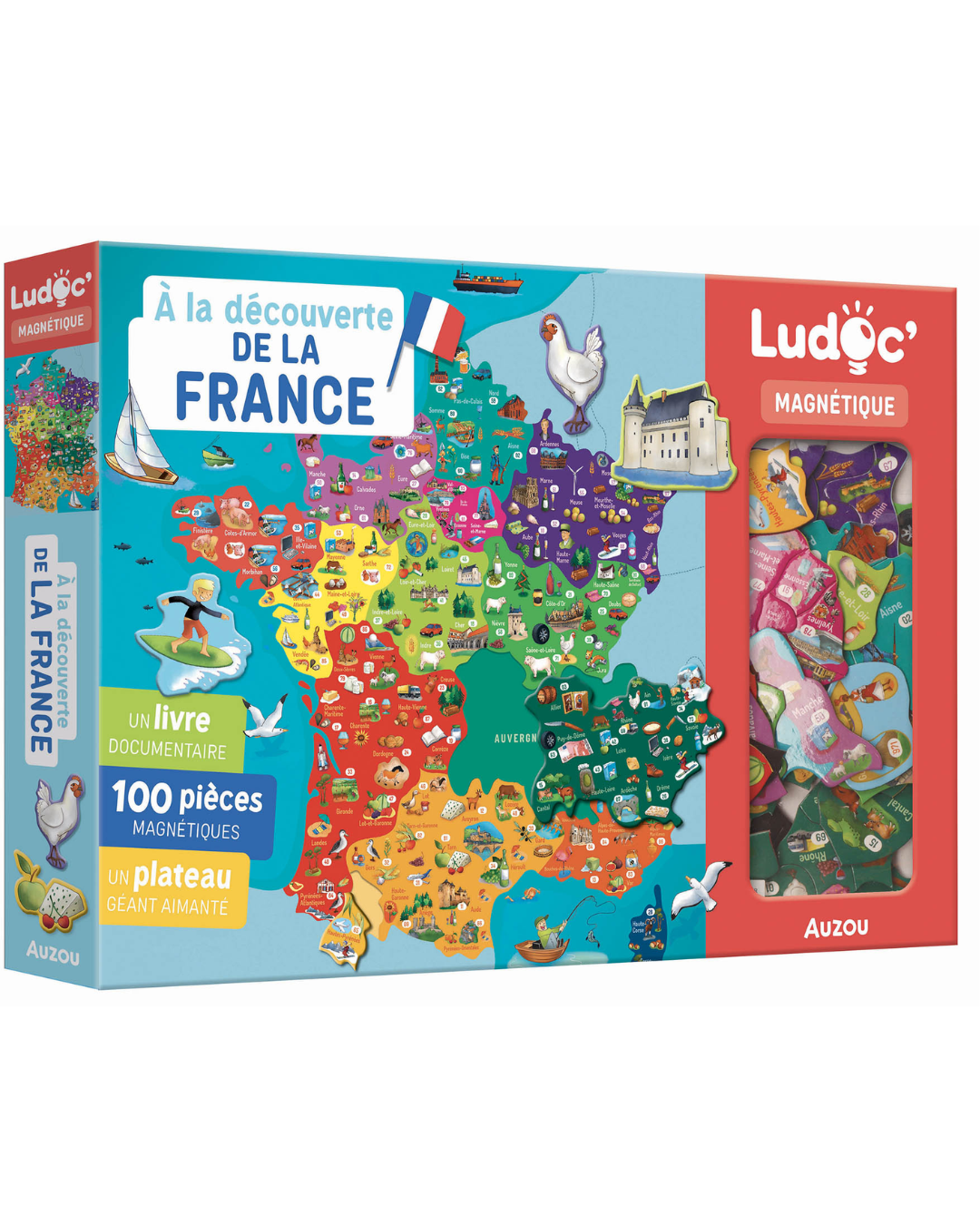 Coffret "A la découverte de la France"- AUZOU