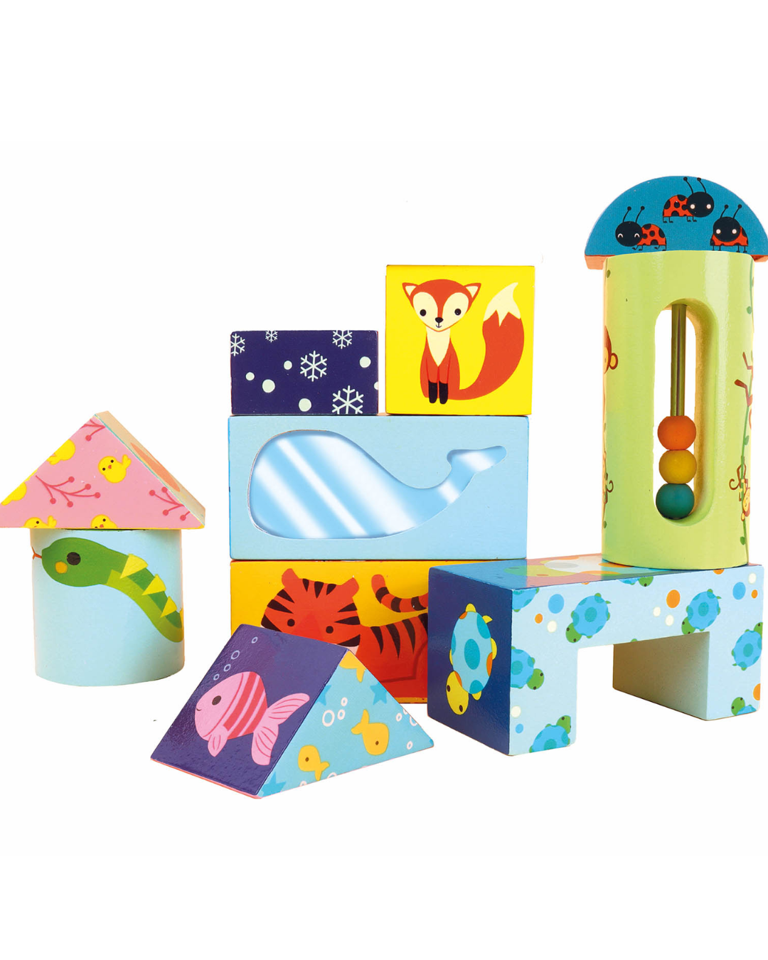 Cubes en bois sensorielles et sonores pour bébé, idéal cadeau de naissance et bébé 1 an