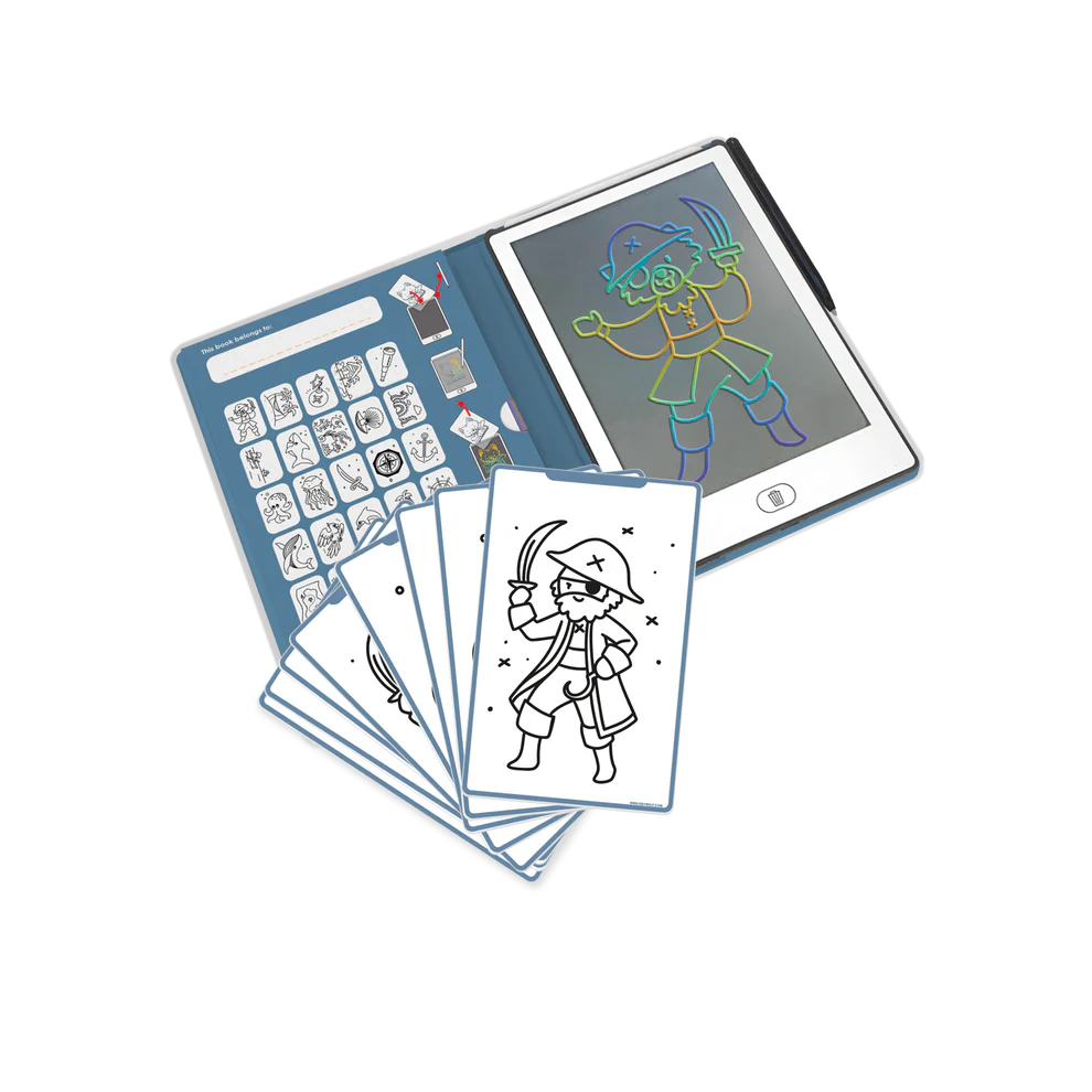 KIDYDRAW-MINI Tablette à dessin - OCÉAN ET PIRATE