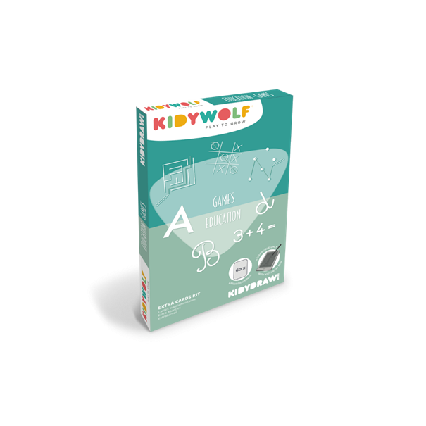 Refill KIDYDRAW-MINI - Cartes thèmes "Jeux et Education"