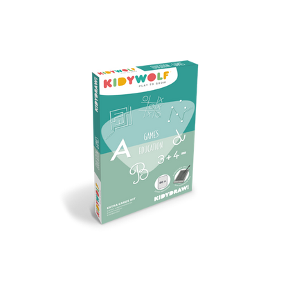 Refill KIDYDRAW-MINI - Cartes thèmes "Jeux et Education"