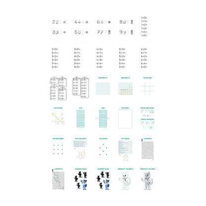 Refill KIDYDRAW-MINI - Cartes thèmes "Jeux et Education"