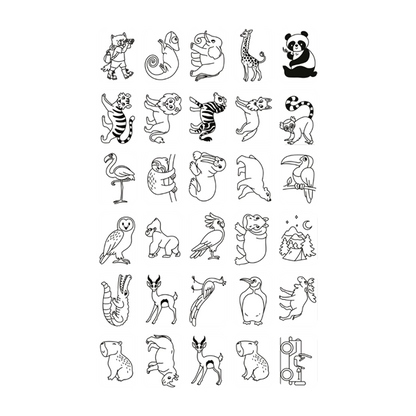 Refill KIDYDRAW-MINI - Cartes thèmes "Il était une fois et Animaux"