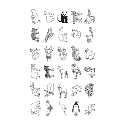 Refill KIDYDRAW-MINI - Cartes thèmes "Animaux autour du monde et Océans & Pirates "