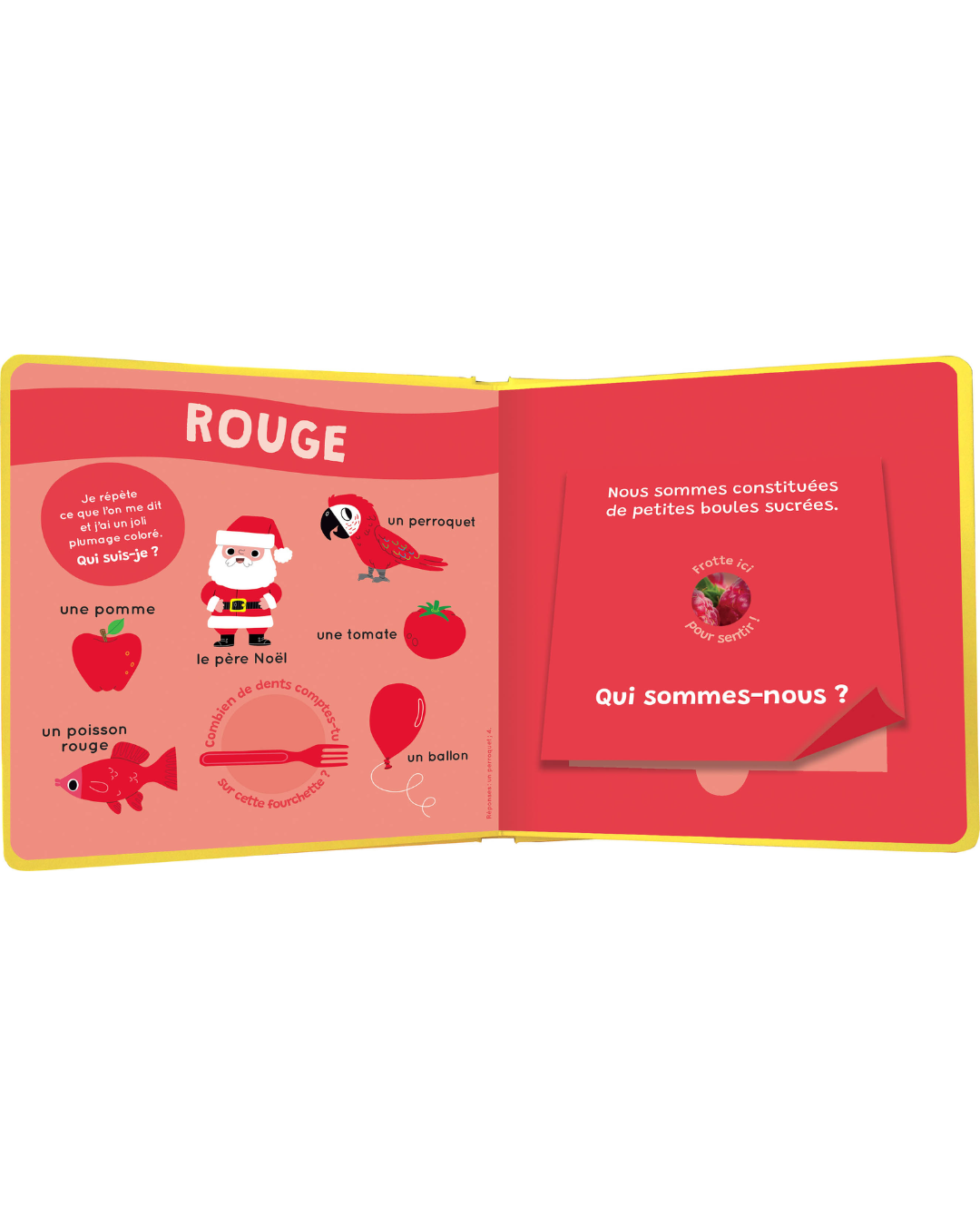 Mon livre des odeurs et des couleurs "Mes premières odeurs" - AUZOU