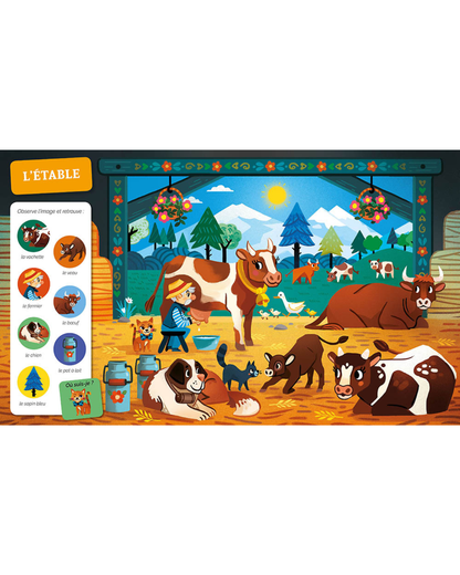 Livre Cherche et trouve "La ferme" - AUZOU