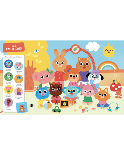 Livre Cherche et trouve "Les émotions" - AUZOU