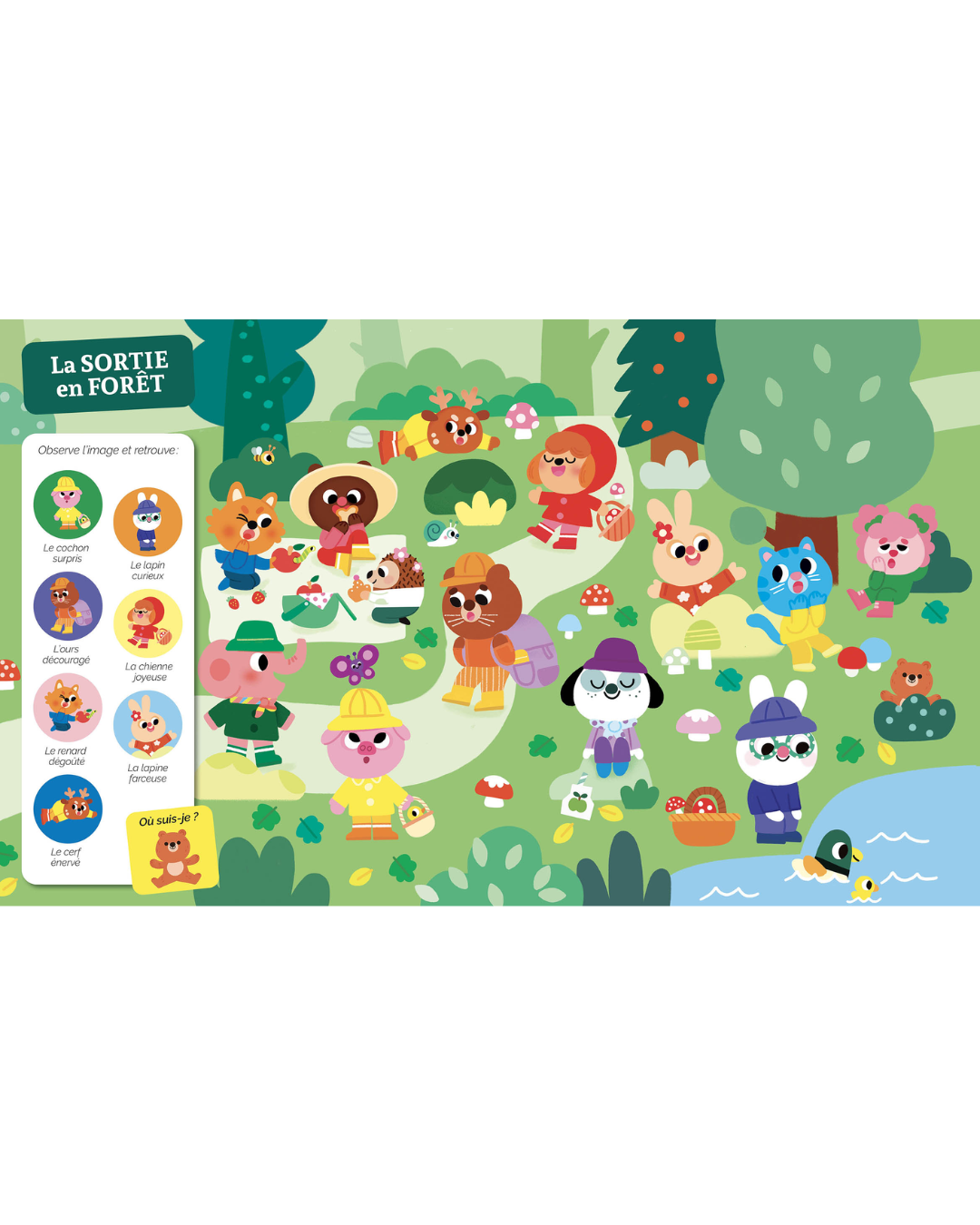 Livre Cherche et trouve "Les émotions" - AUZOU