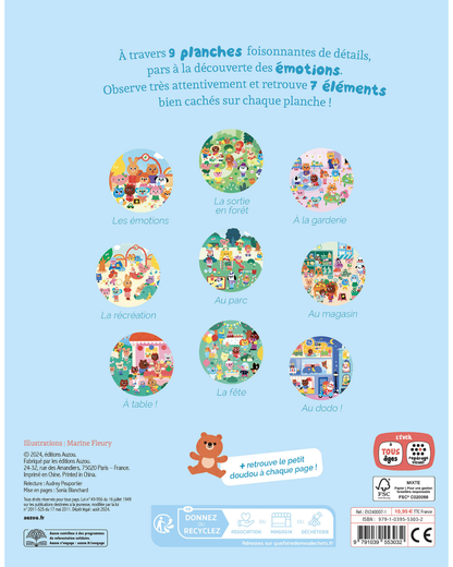 Livre Cherche et trouve "Les émotions" - AUZOU