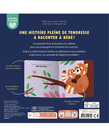 Livre Histoire à câliner "Mon papa à moi" - AUZOU