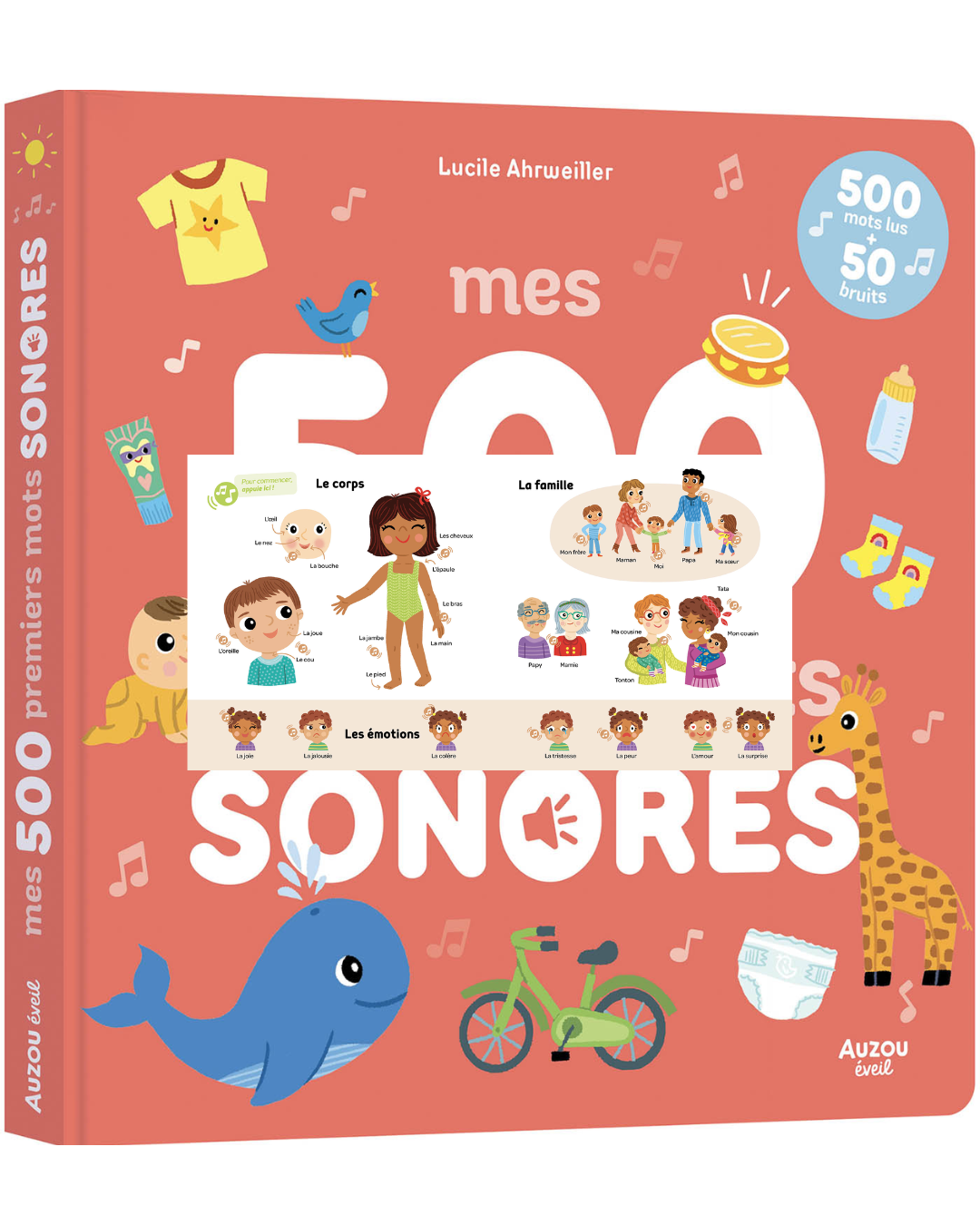 Livre Mes 500 premiers mots sonores - AUZOU
