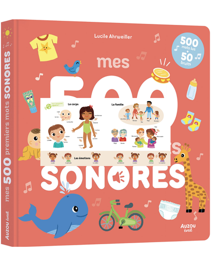 Livre Mes 500 premiers mots sonores - AUZOU