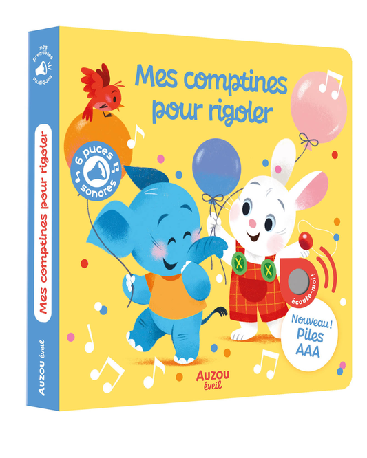 Livre mes premières sonores "Mes comptines pour rigoler" - AUZOU