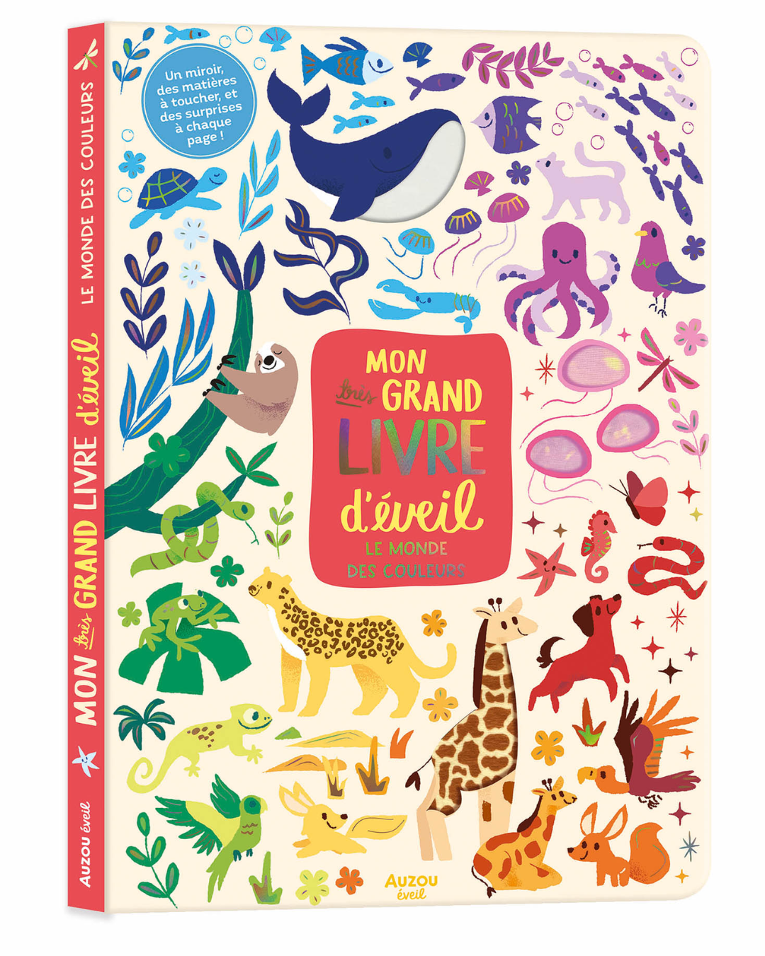 Grand livre imagier le monde des couleurs, pour bébés 