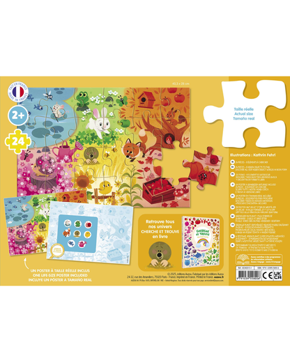 Puzzles cherche et trouve "Les couleurs" - AUZOU