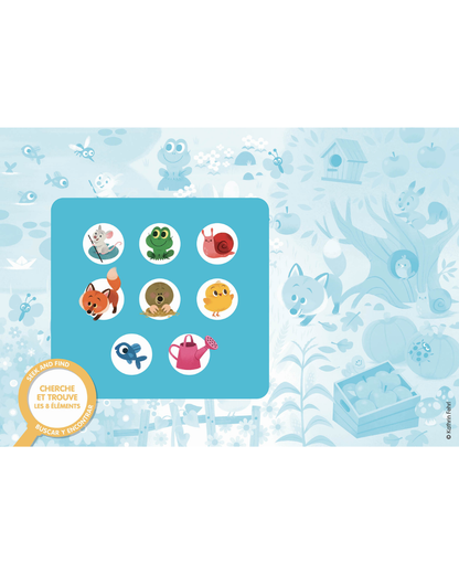 Puzzles cherche et trouve "Les couleurs" - AUZOU