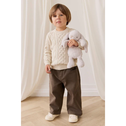 peluche Lapin Penelope beige 30 cm douce pour bébé et enfant
