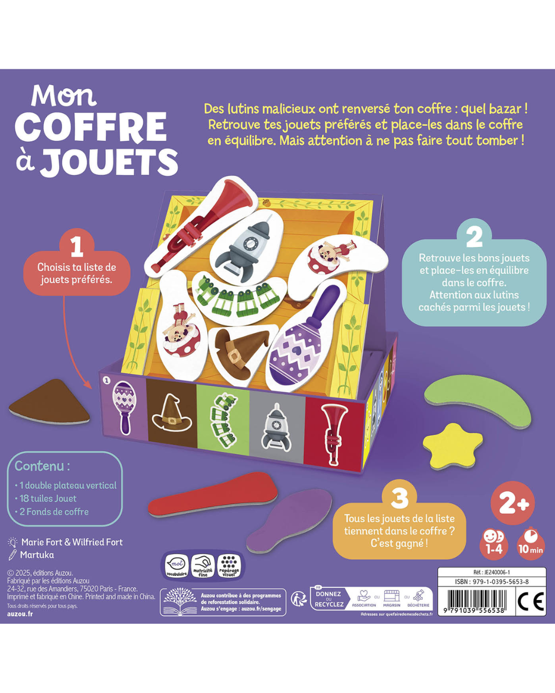 Mon coffre à jouets - AUZOU