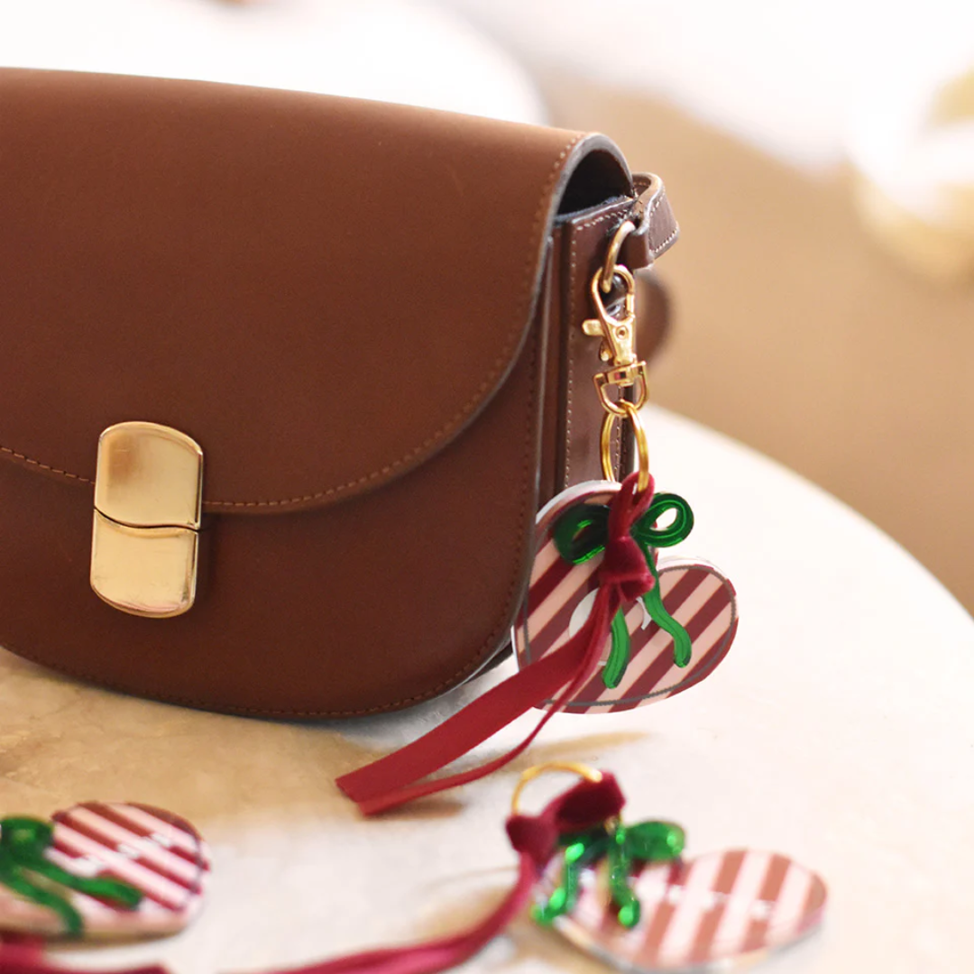 miroir de sac grigri, coeur, cadeau mamie, cadeau grand-mère, cadeau fête des grands mères